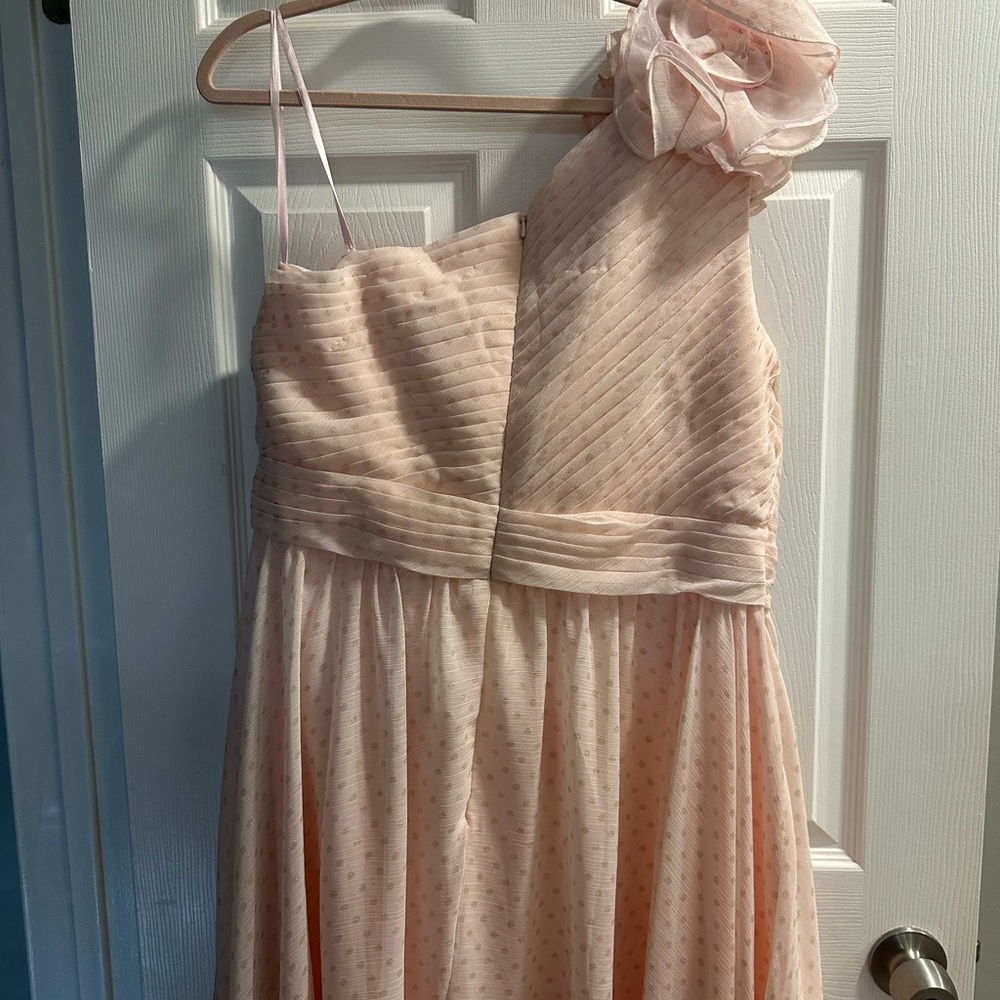 Mac Duggal One-Shoulder Blush Dress - Picture 6 of 6